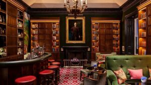 MFI- The Shelbourne, Autograph Collection bar and library with at one of the top luxury hotels in dublin jpg
