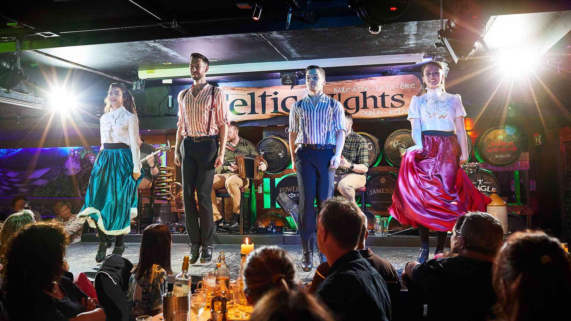 Celtic Nights at The Arlington - dancers on stage - Pub Hotels in Dublin