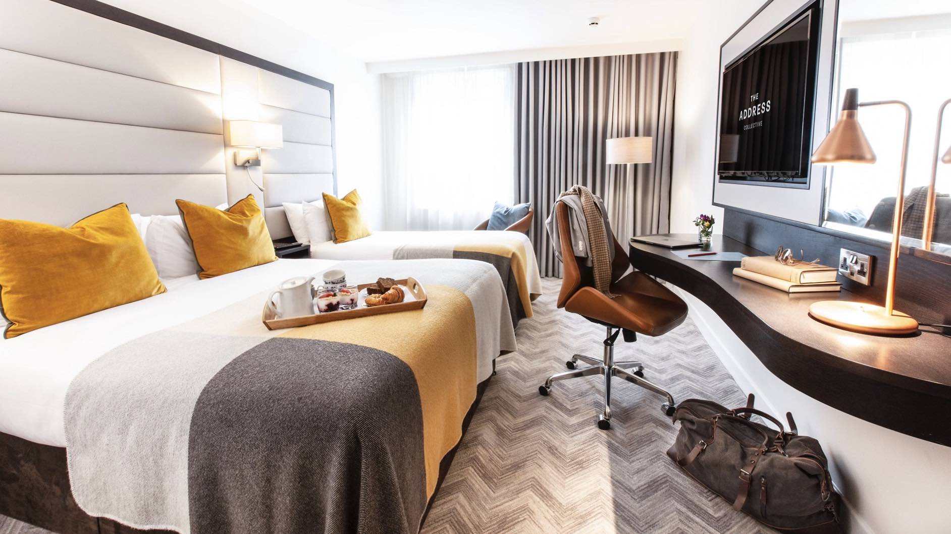 Address Connolly Classic Twin room in one of the best design hotels in dublin 