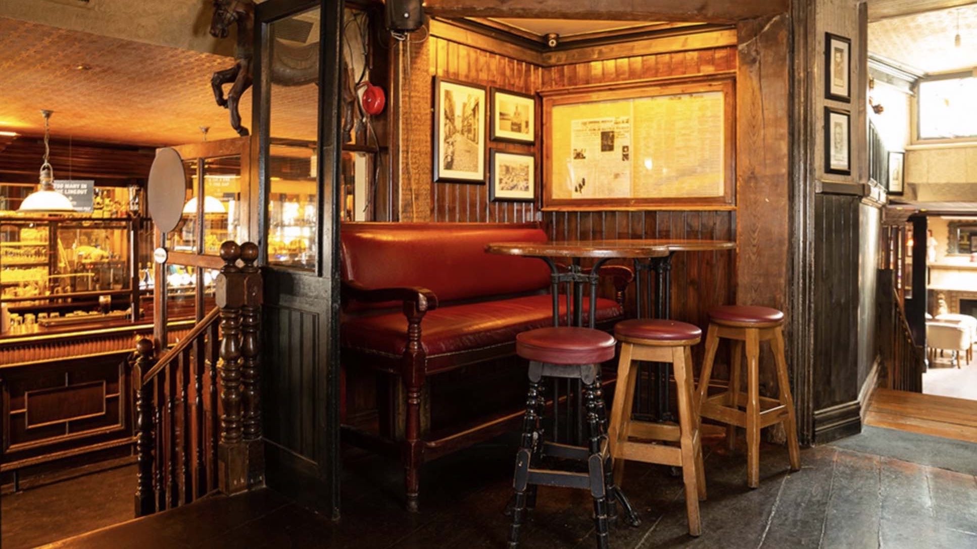 The Draper Rooms is one of the best pub hotels in Dublin with bar scene and stools